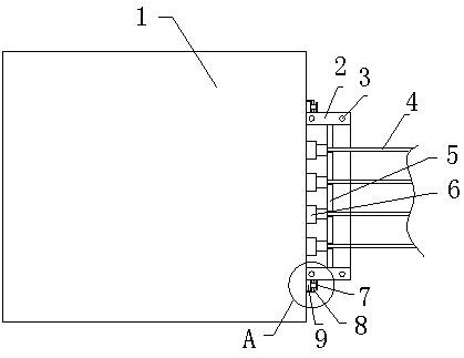 A high-speed data acquisition equipment branch test connection device