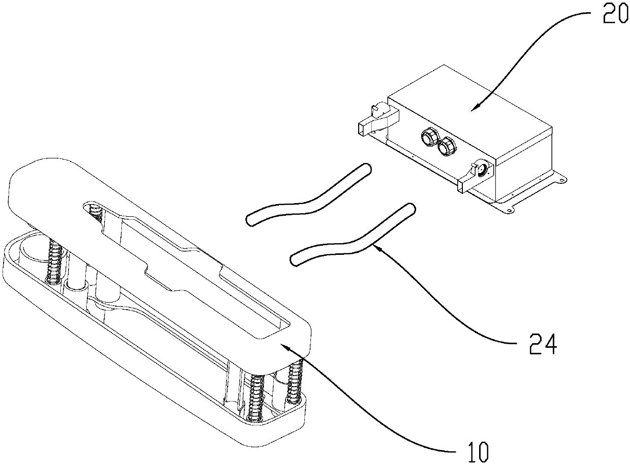 Rising backflow device of automatic gas tracking obstacle and moxa-moxibustion physiotherapy device