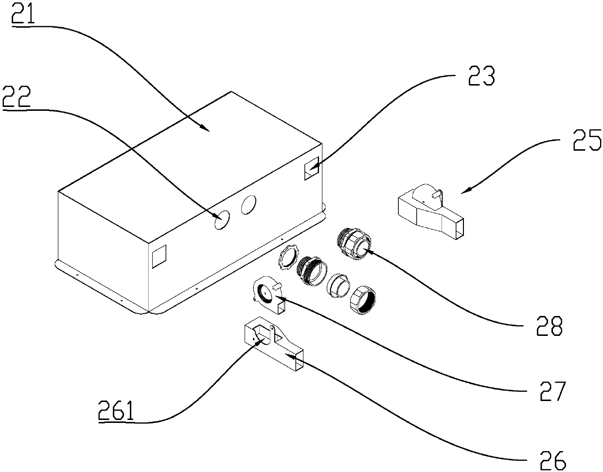 Rising backflow device of automatic gas tracking obstacle and moxa-moxibustion physiotherapy device