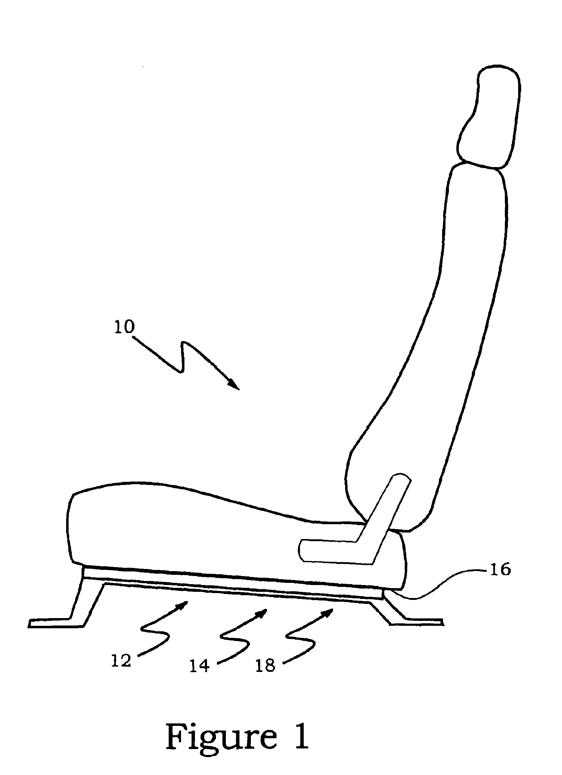 Automotive seat assembly having a self-clearing drive nut