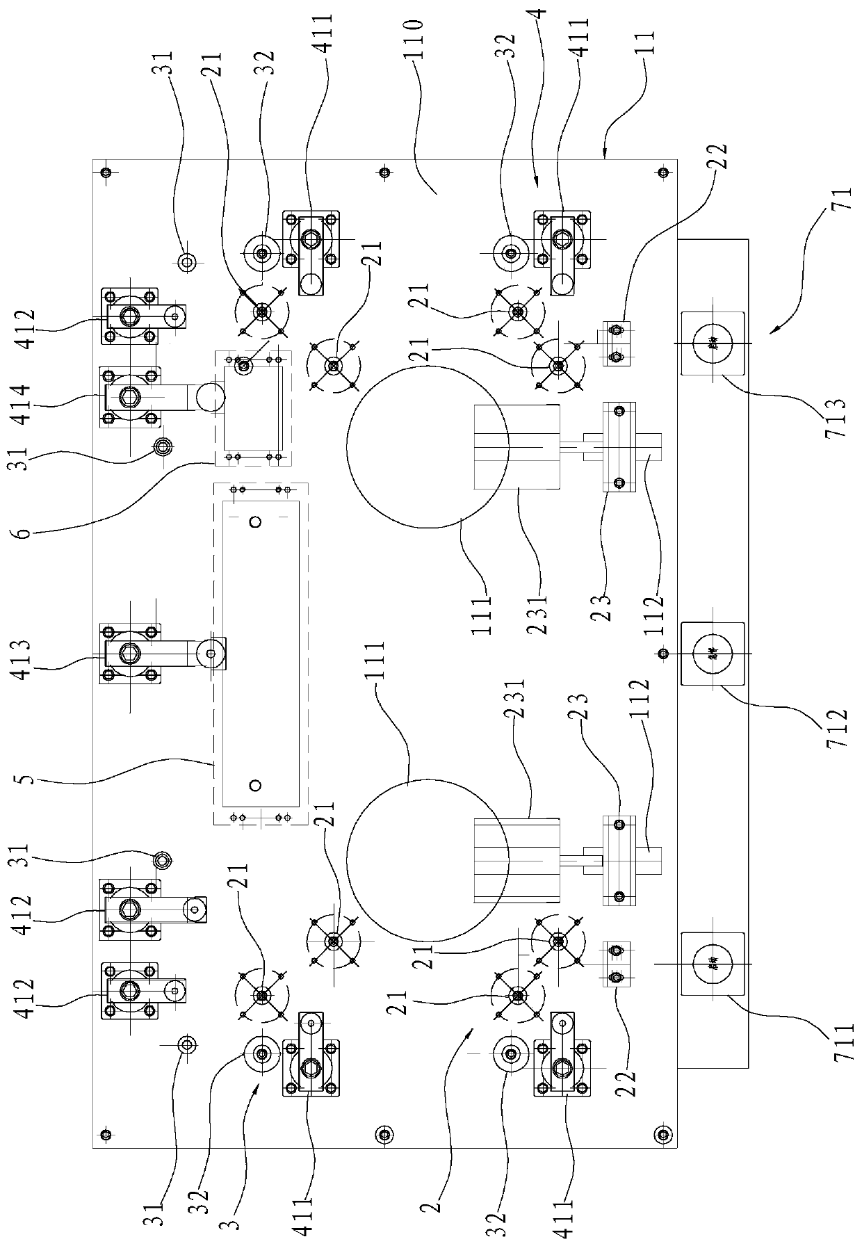 Automatic bonding machine for cooker panel components