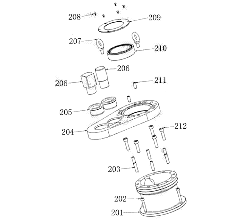 Detecting trolley of hydraulic torque wrench