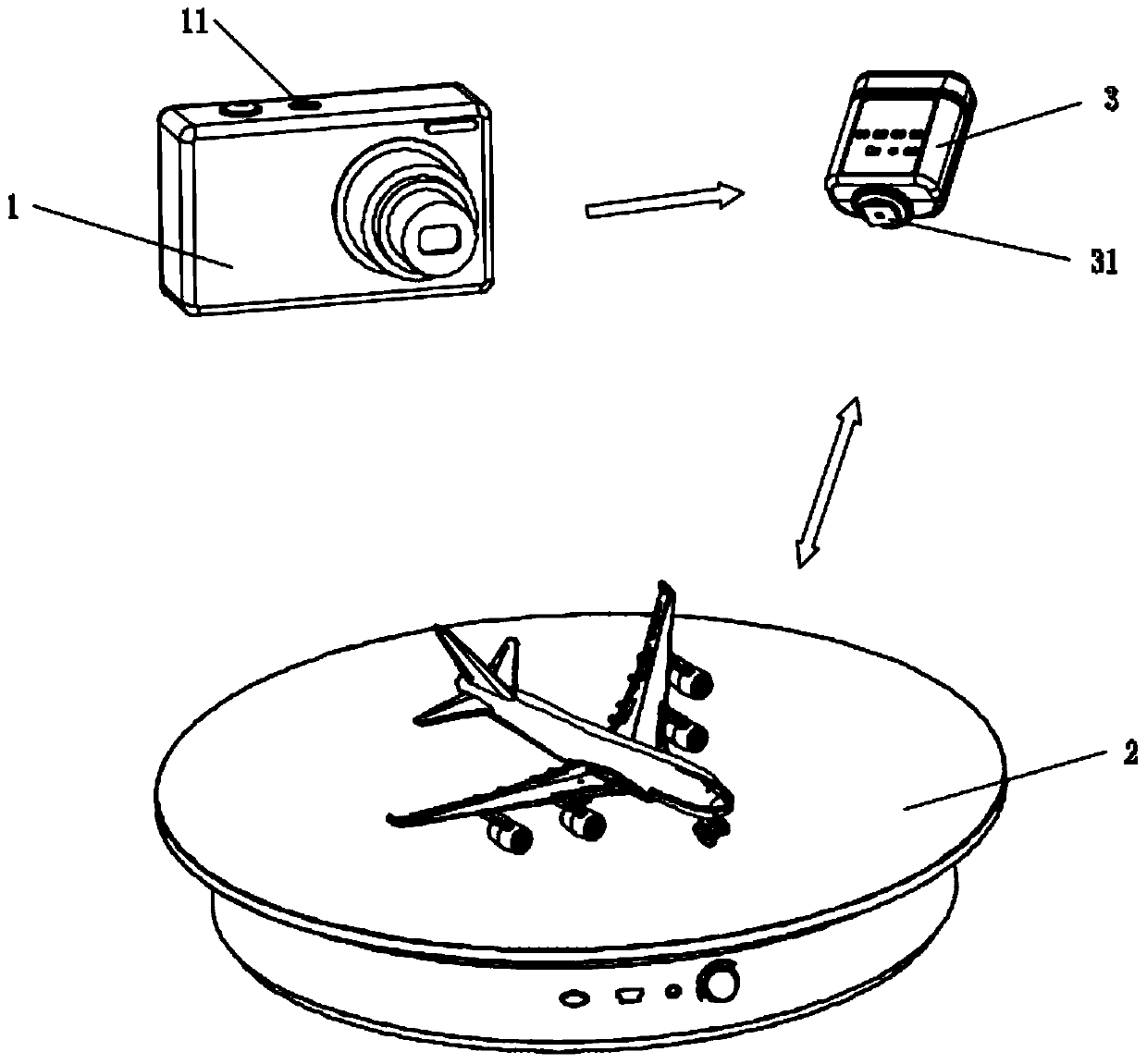 Panoramic shooting method of object appearance and portable shooting system