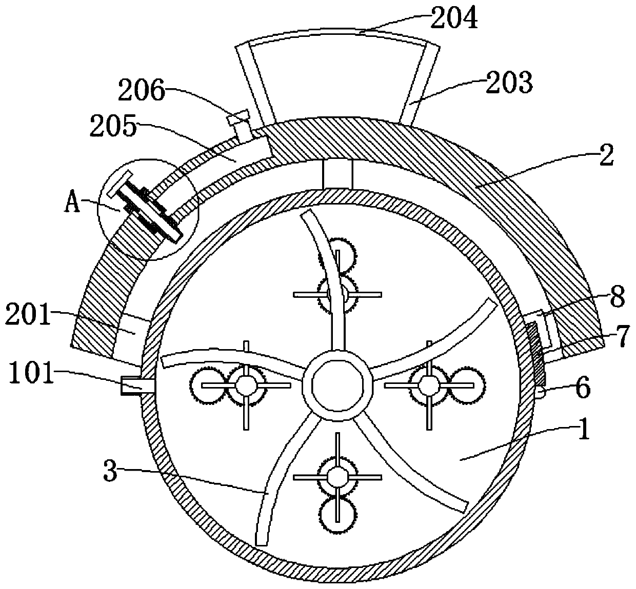 Decorative parking cooling device based on dissolution heat absorption