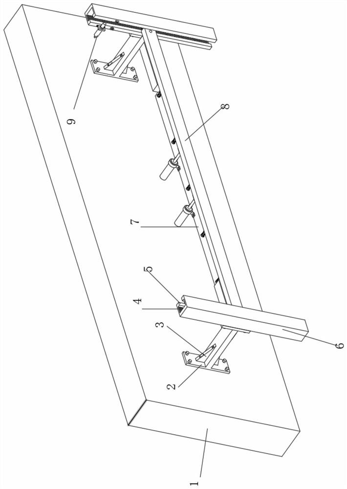 A multifunctional wall-attached support for an attached integral electric lifting scaffold