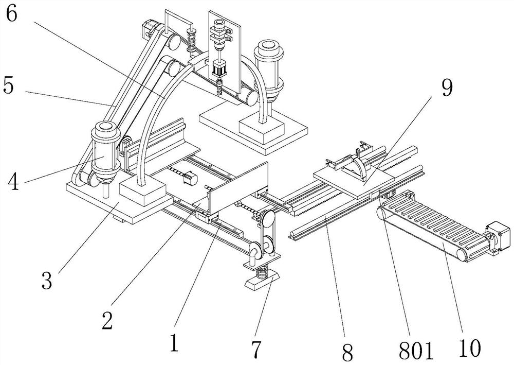 An installation mechanism for internal panel components of a power distribution cabinet