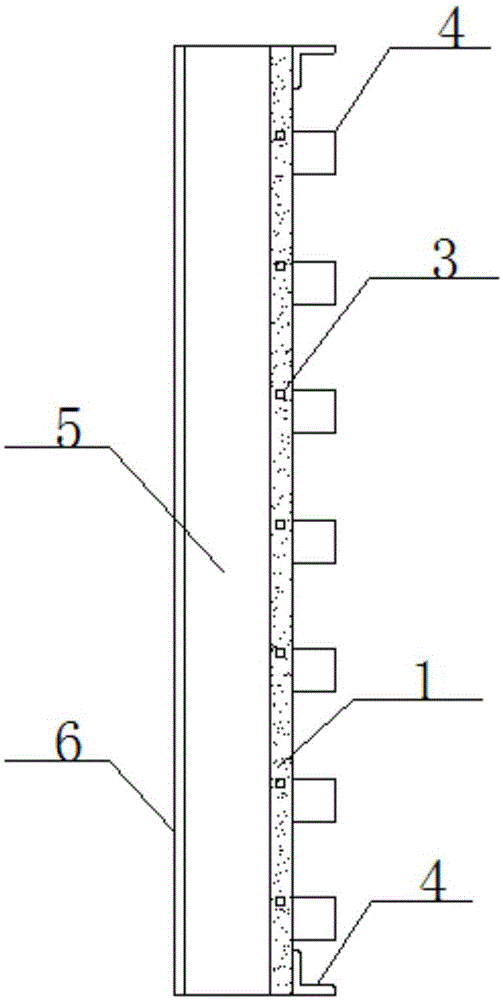 A kind of fire-proof and heat-insulating material for ship bulkhead and its preparation method and application