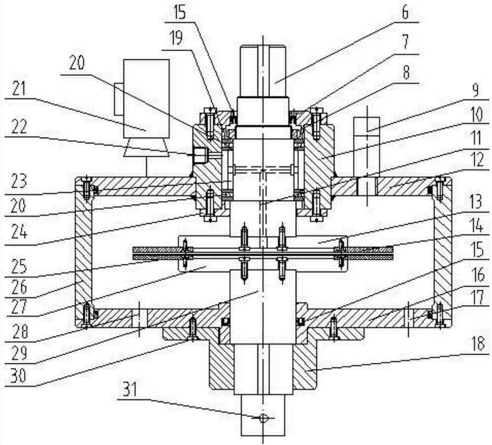 Vertical visual oil film power test device