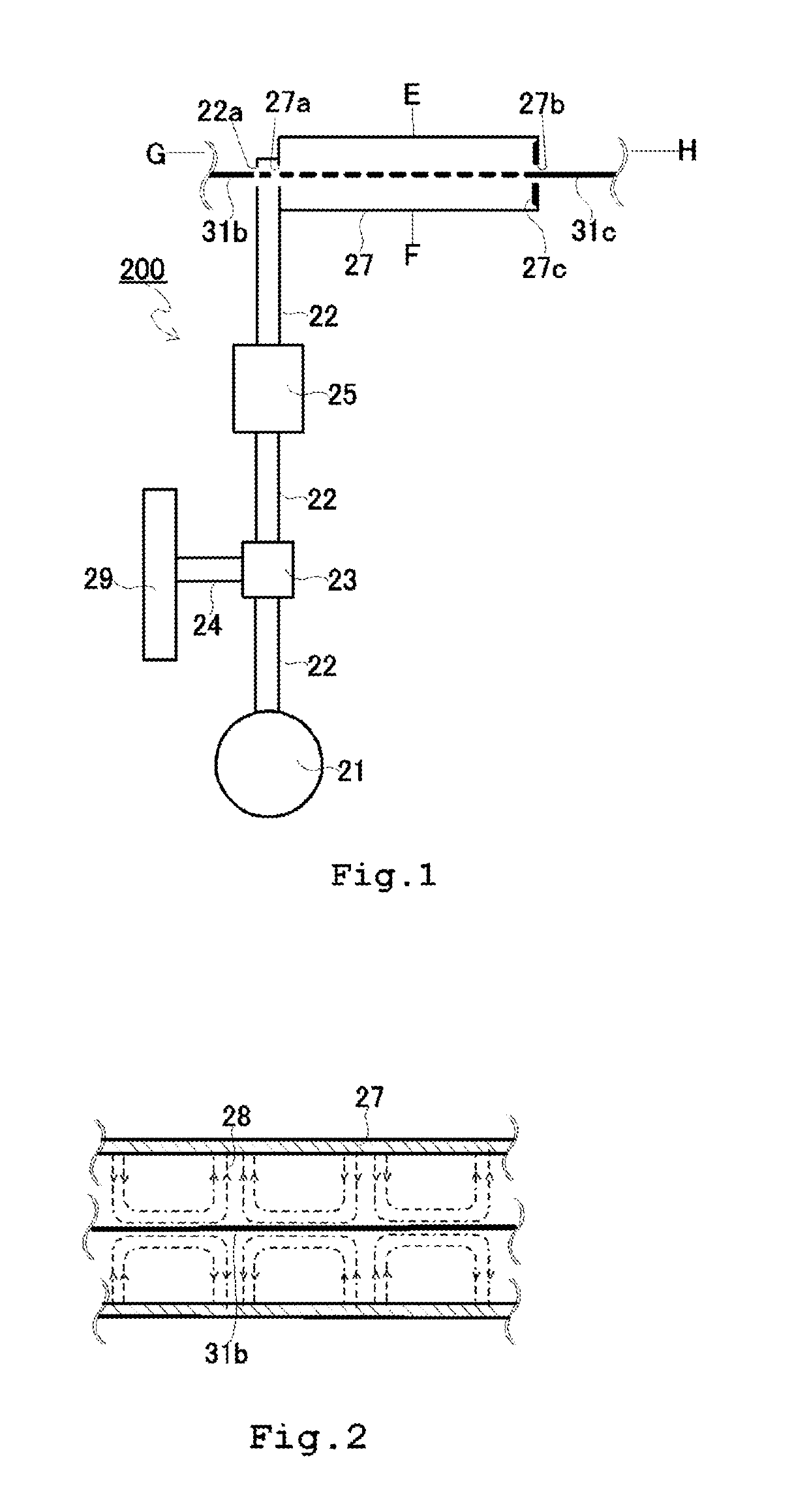 Carbon fiber manufacturing device and carbon fiber manufacturing method