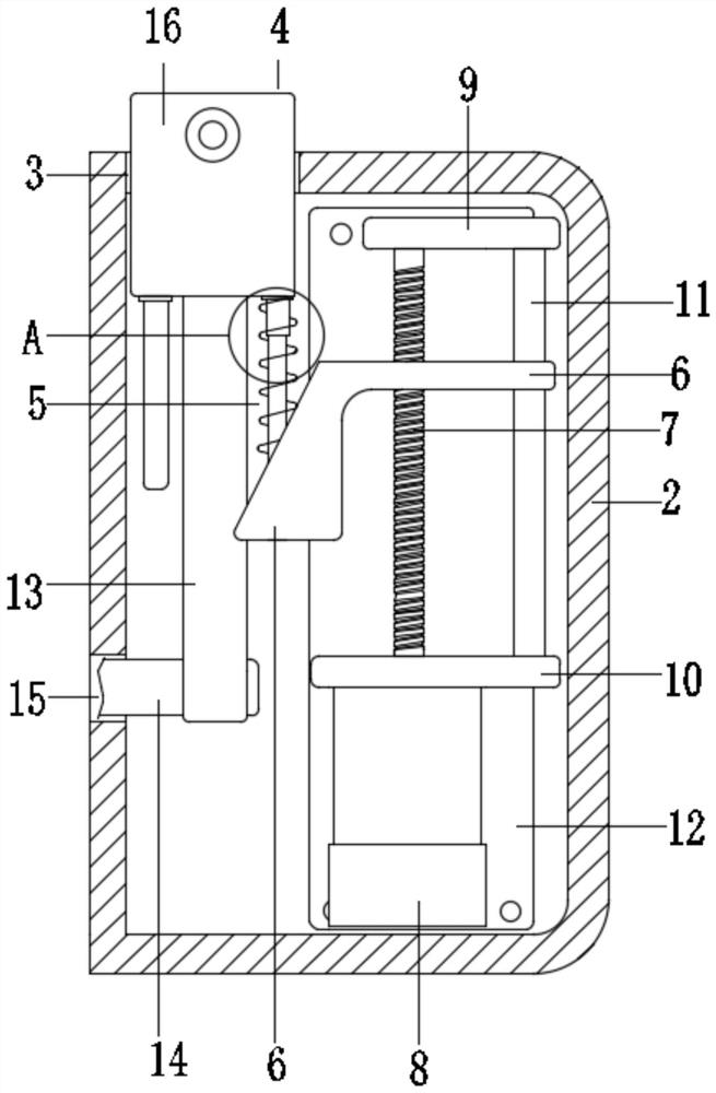 Intelligent bracelet with telescopic infrared temperature measuring probe