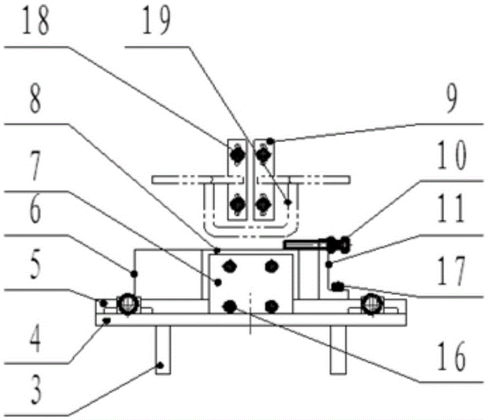 High-frequency quenching clamp using marble as locating block