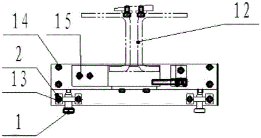 High-frequency quenching clamp using marble as locating block