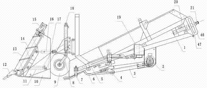 Picking head used in tomato harvester