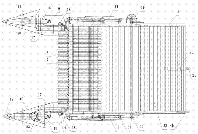 Picking head used in tomato harvester