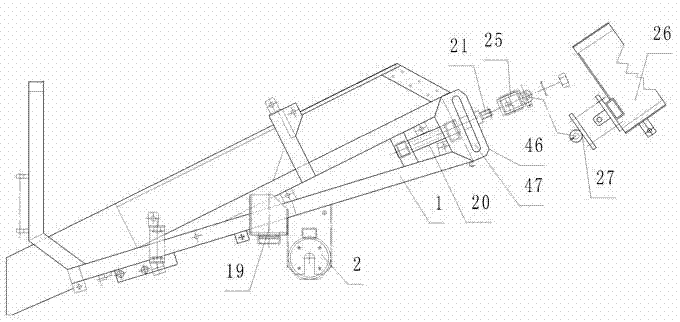 Picking head used in tomato harvester