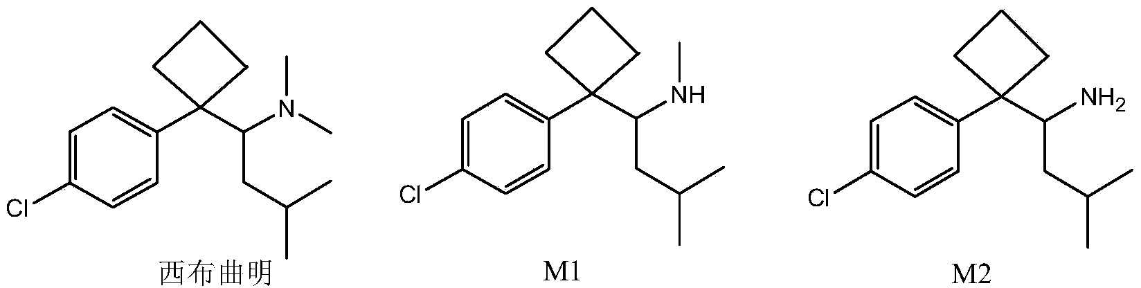 Sibutramine magnetic molecularly imprinted polymer and preparation method thereof