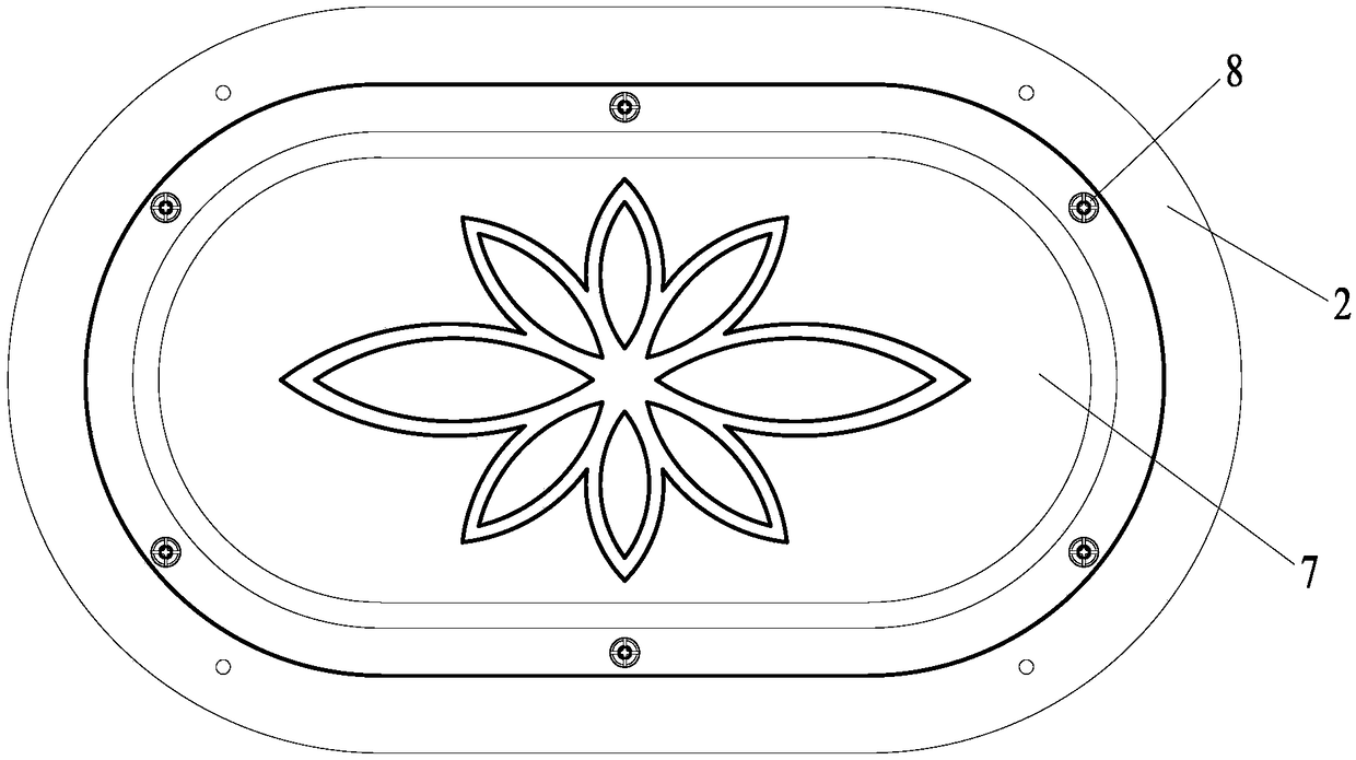 Cover plate disassembly and repair structure for vehicles