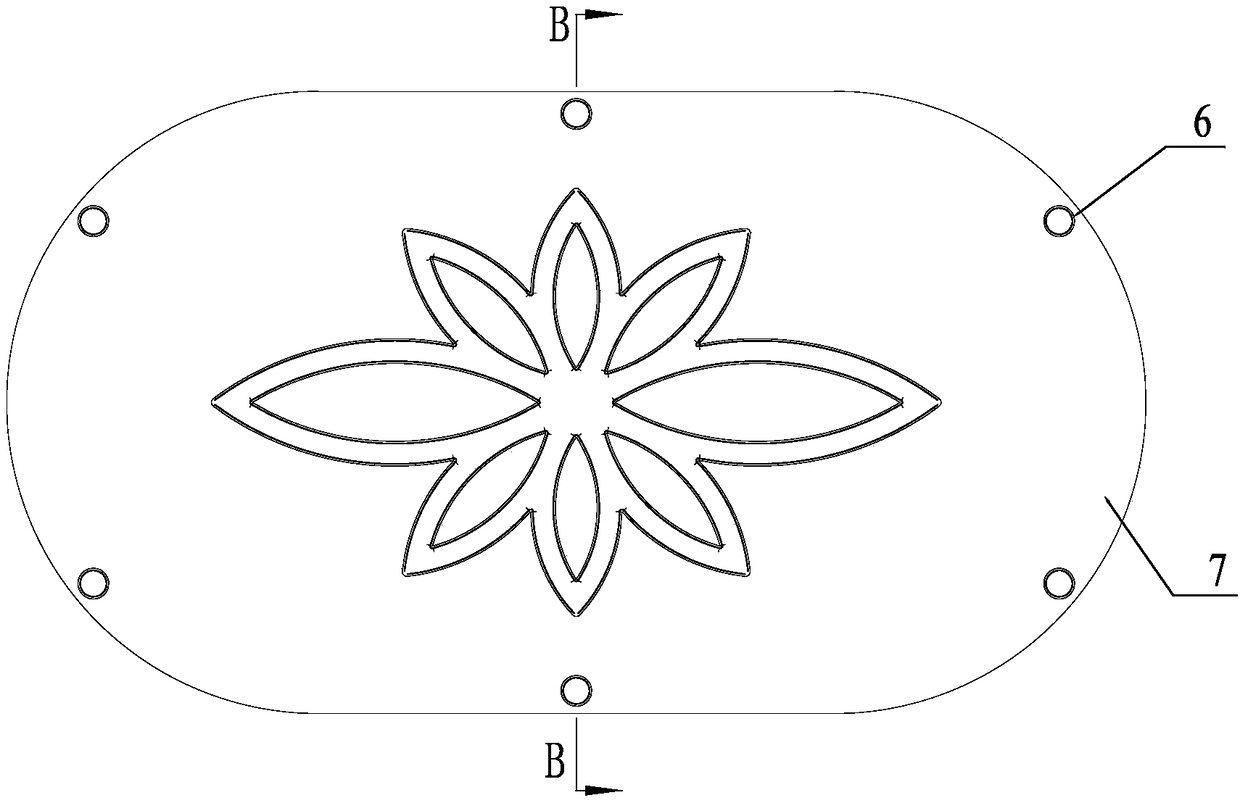 Cover plate disassembly and repair structure for vehicles