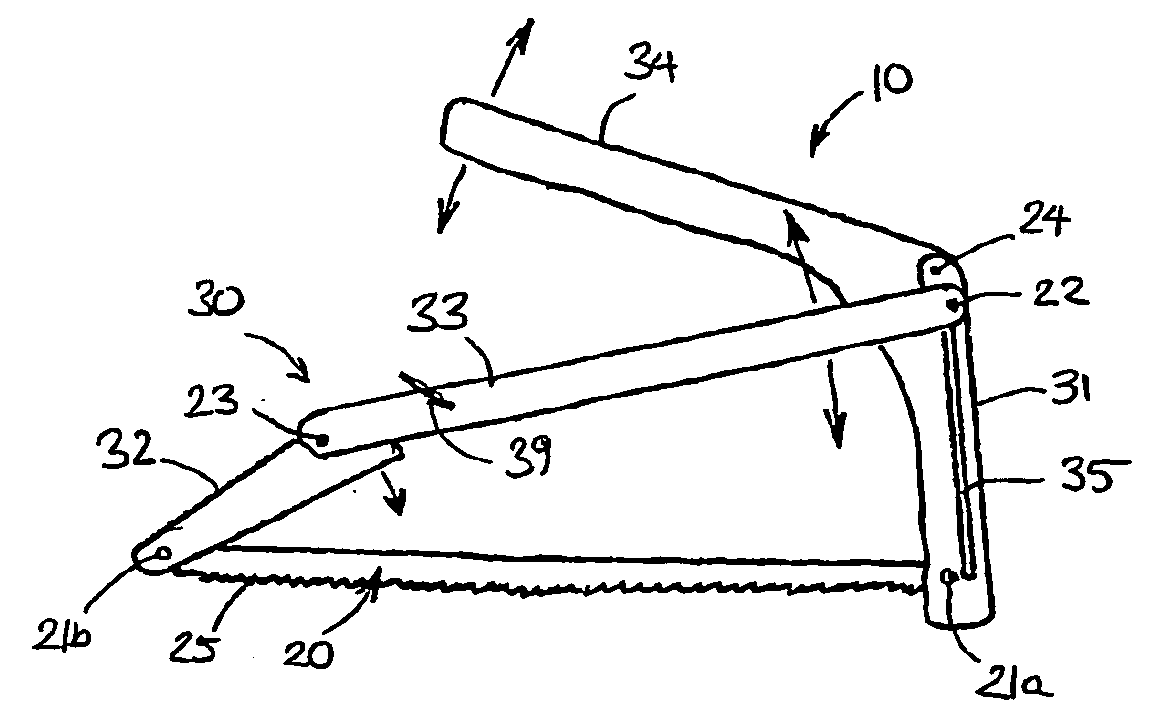 Collapsible saw