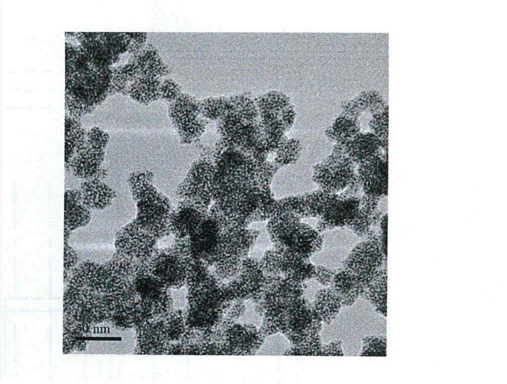 Water phase preparation method for chain platinum nanosphere by taking octreotide acetate as template