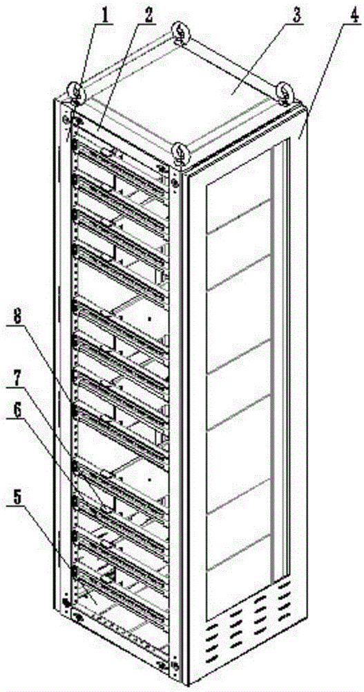 Novel 45-degree-wing-angle G sectional material switch cabinet