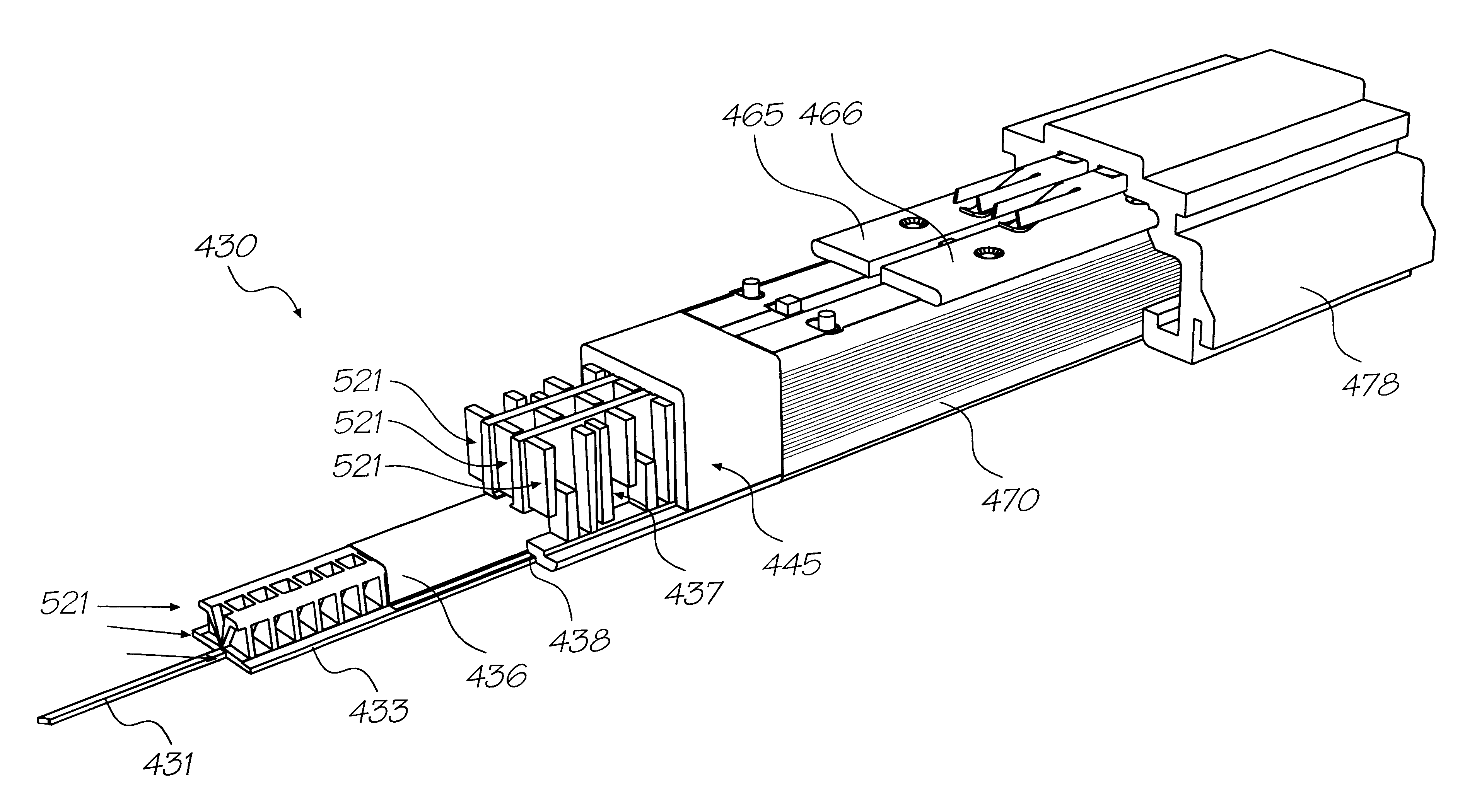 Power distribution arrangement for an injet printhead