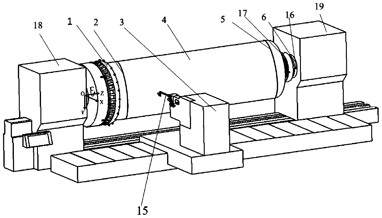 Method for measuring and aligning during large shell horizontal assembly