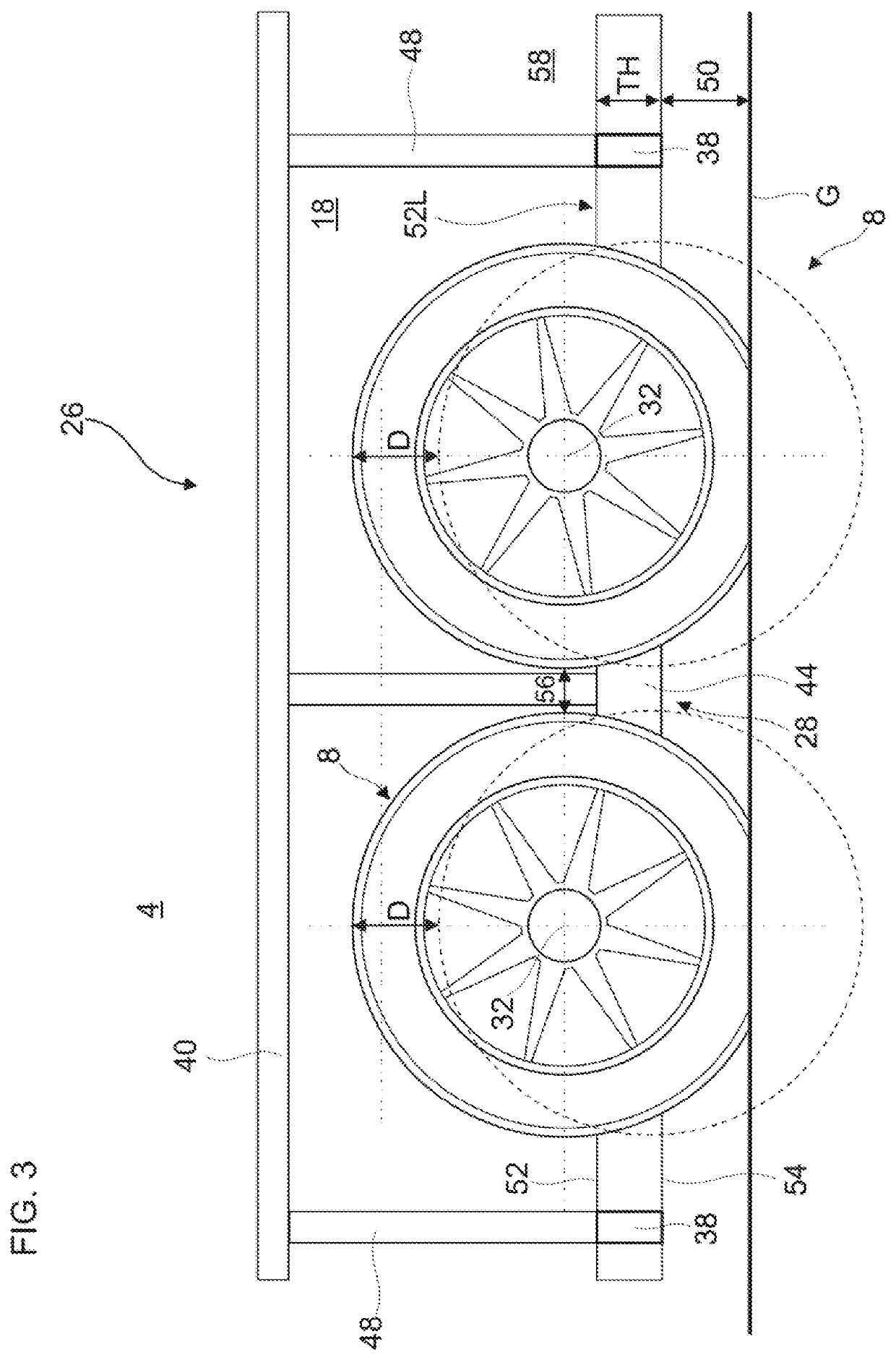 Low platform bus with steering modules