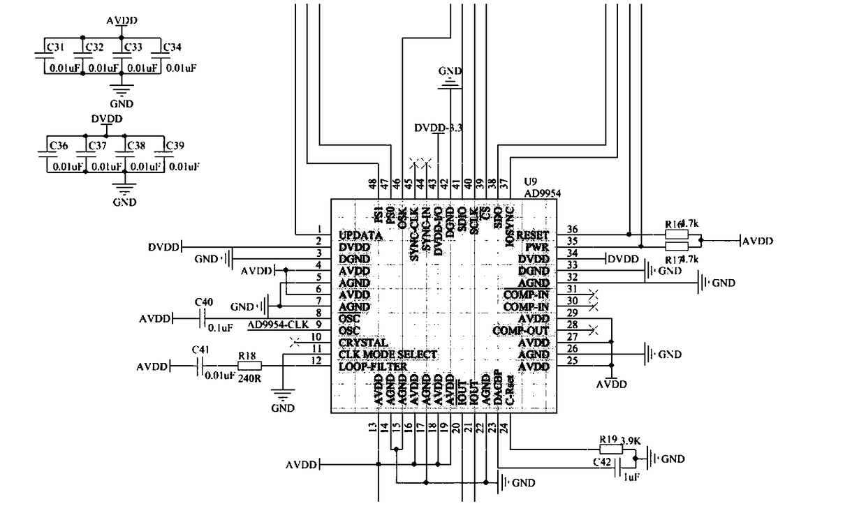 Amplitude-controllable RF transmission source system