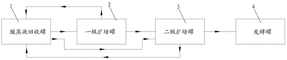 Acetic fermentation expanding cultivation and acid steaming process and system