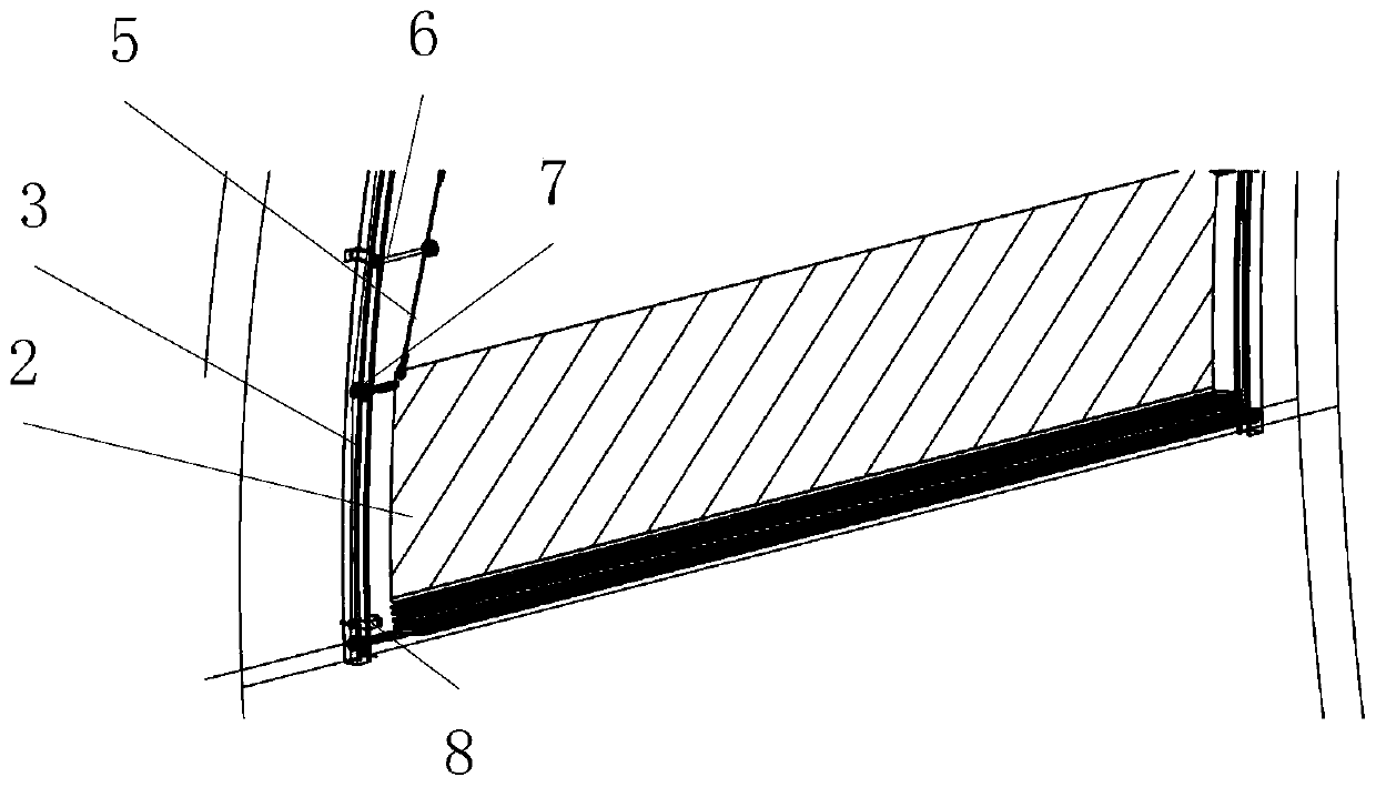 Double-rail curtain automatic lifting system