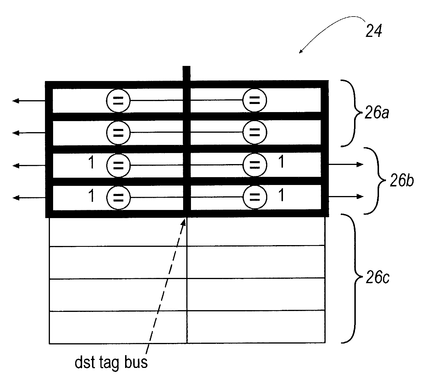 Technique for reduced-tag dynamic scheduling and reduced-tag prediction