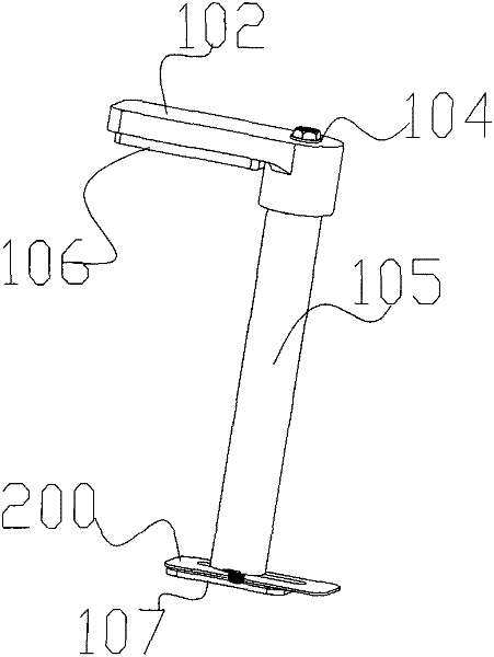 Display card fixing tool in computer cabinet