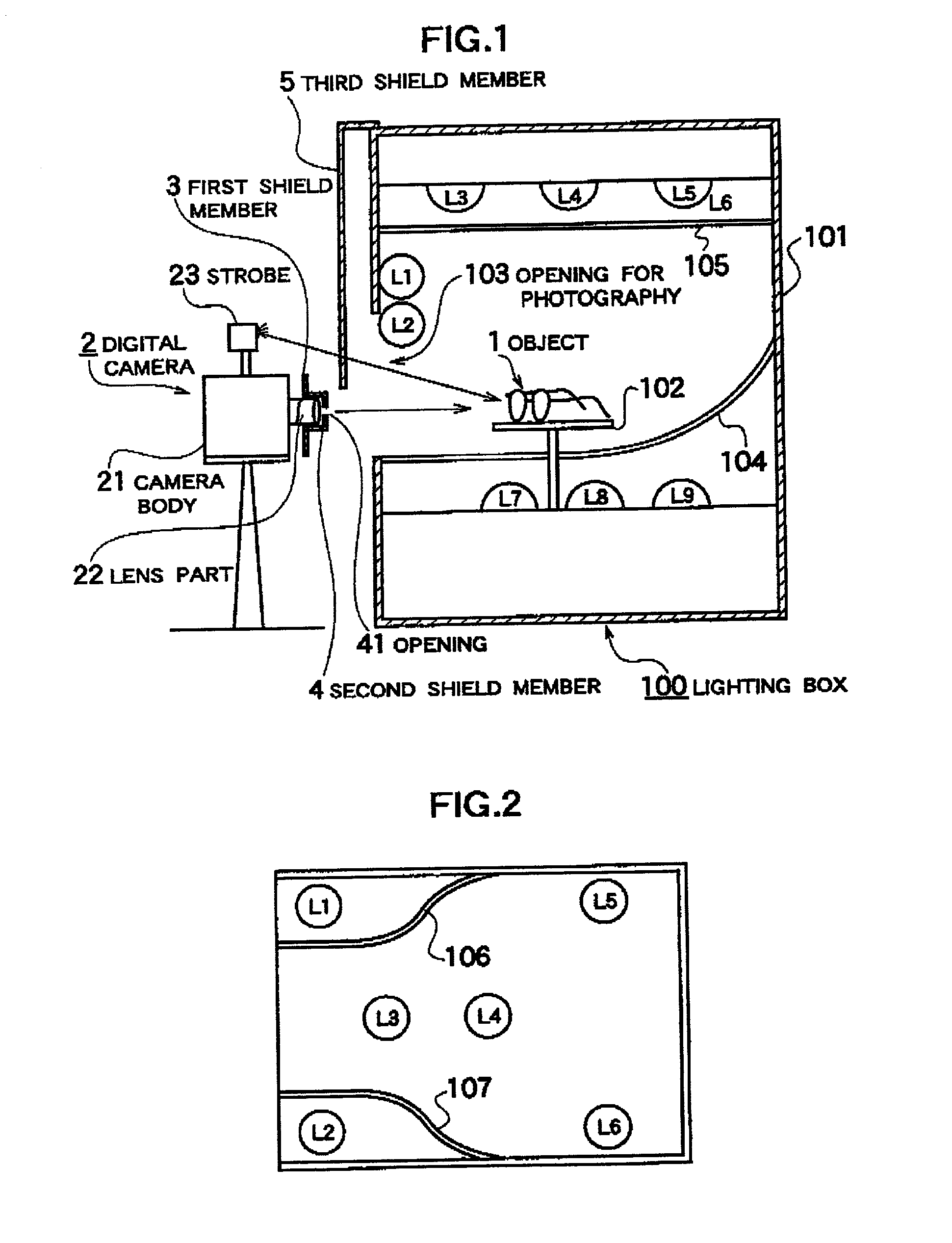 Method for photographing lustrous objects, method for photographing spectacle frames, and method for creating electronic spectacle frame catalogue