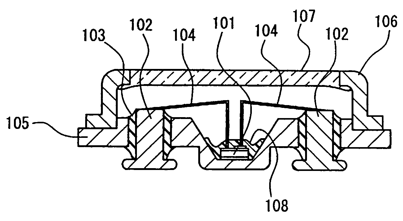 Light emitting device with excellent heat resistance and light resistance