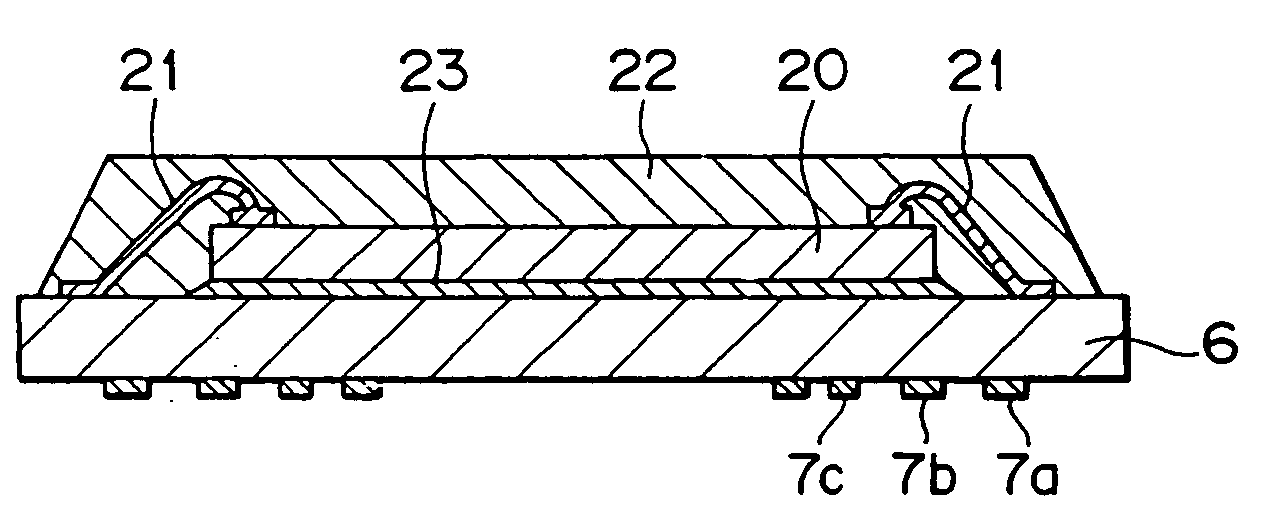 Semiconductor part for component mounting, mounting structure and mounting method