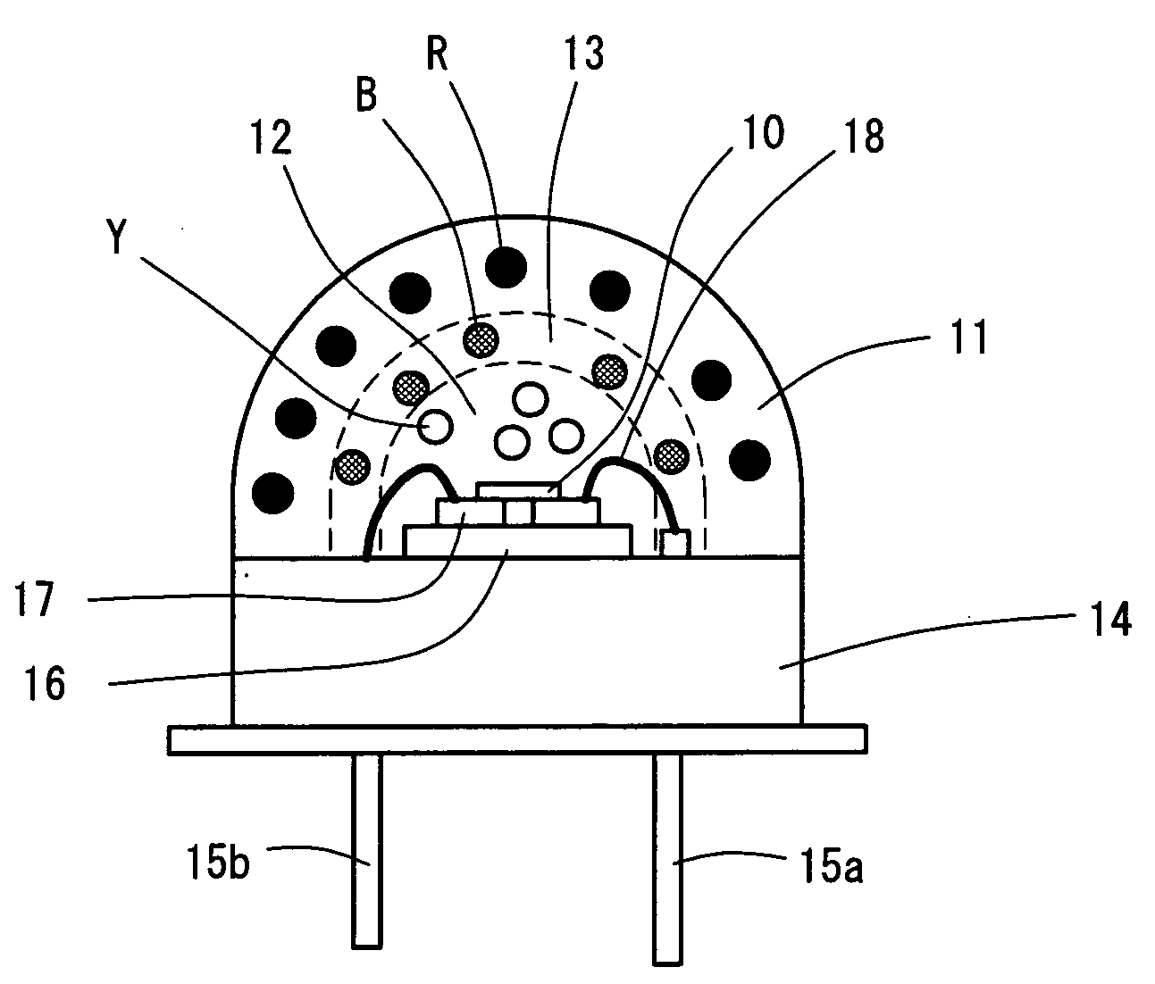 Light-emitting device including light-emitting diode