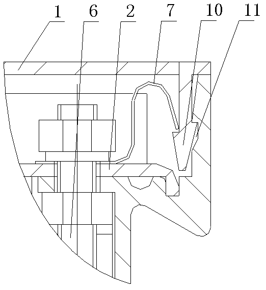 Intelligent copper-aluminum composite conductor bus groove