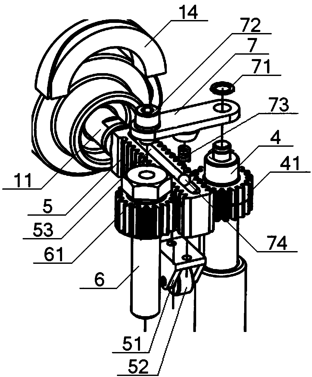 Control mechanism of exhaust brake valve