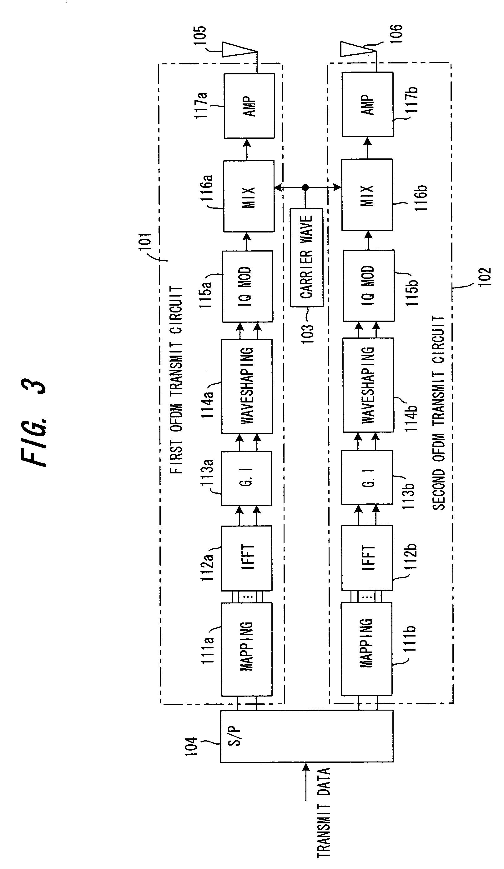 OFDM transceiver apparatus