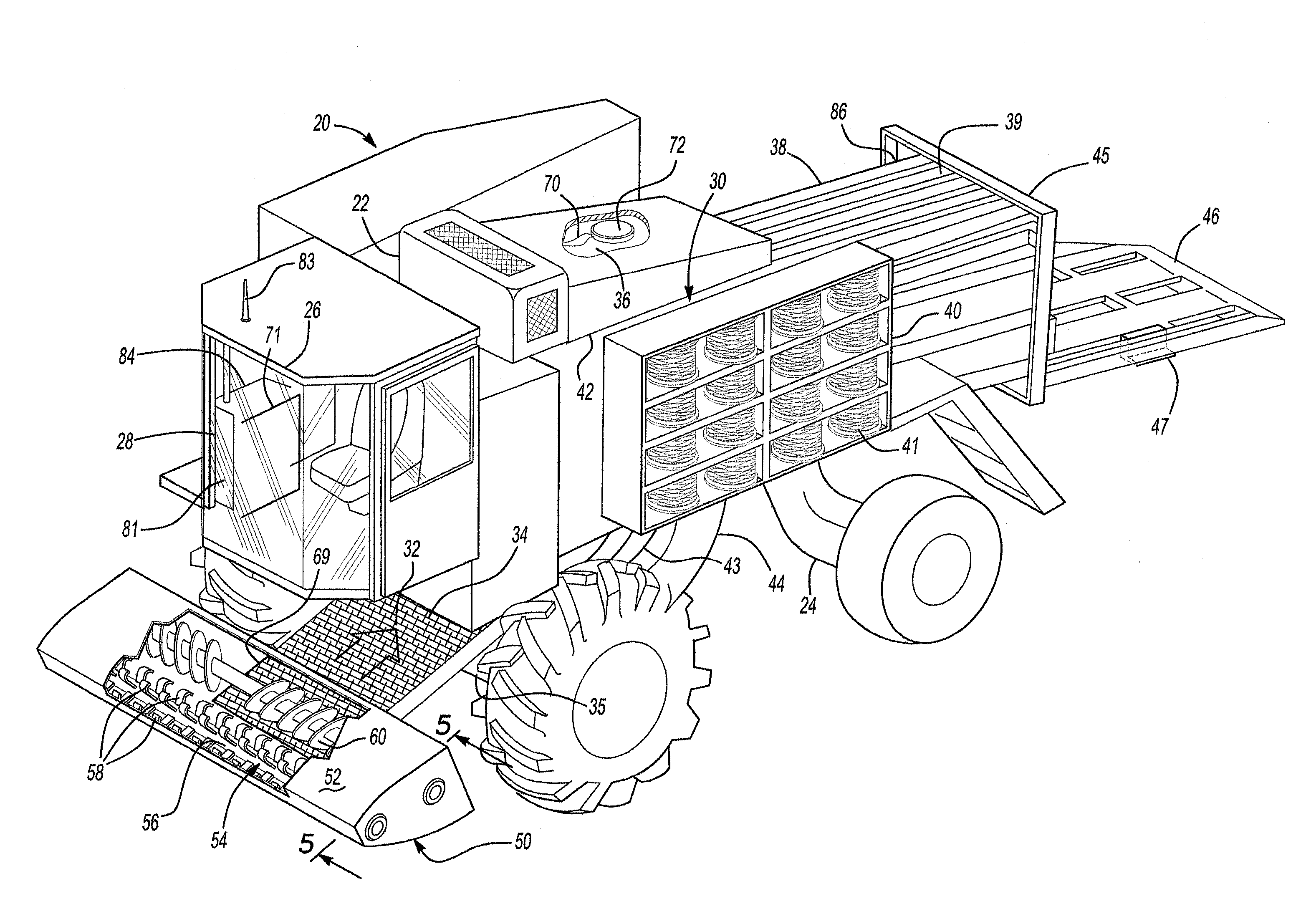 Biomass harvesting system