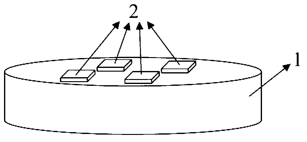 Preparation method of pagoda-shaped large-size REBCO (RE-Ba-Cu-O) high-temperature superconductor block