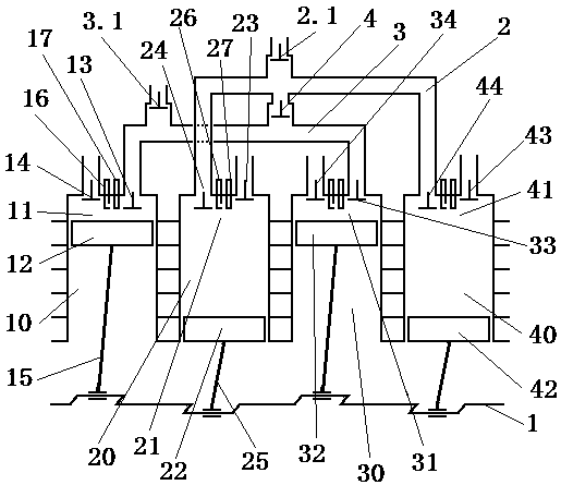 A four-cylinder self-supercharged engine