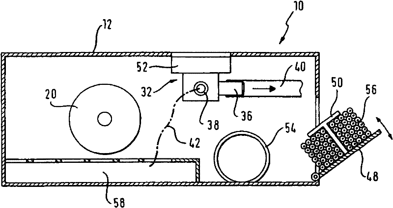 Device for introducing air and/or sealant into a tire