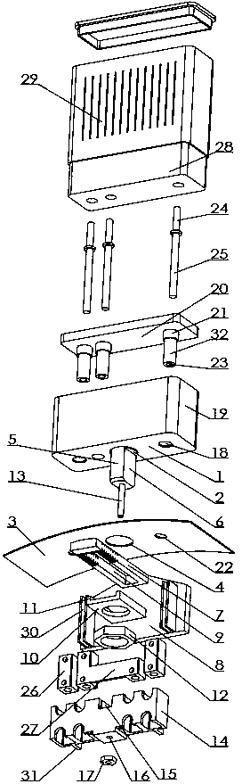 Two-wire system intelligent switch power-taking mechanism and connecting apparatus, adaptive part and lamp