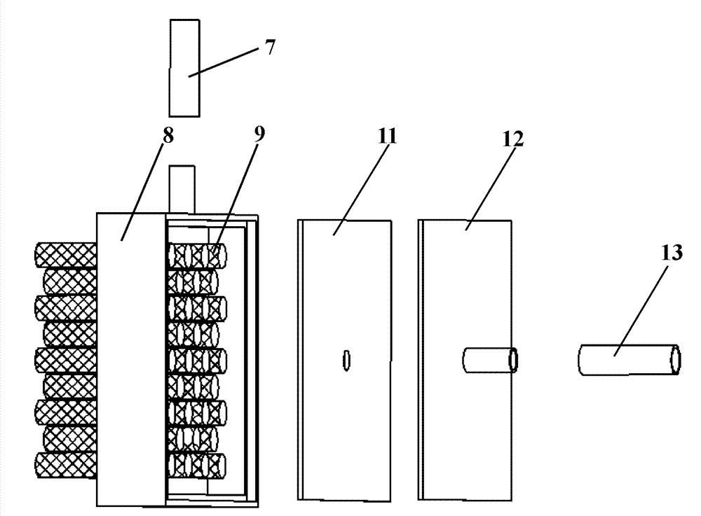 Micro LHP radiating system for integrated electrofluid power pump