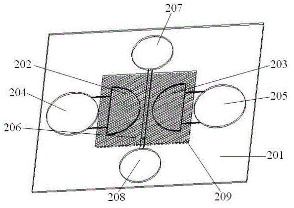 Plane solid high-voltage switch