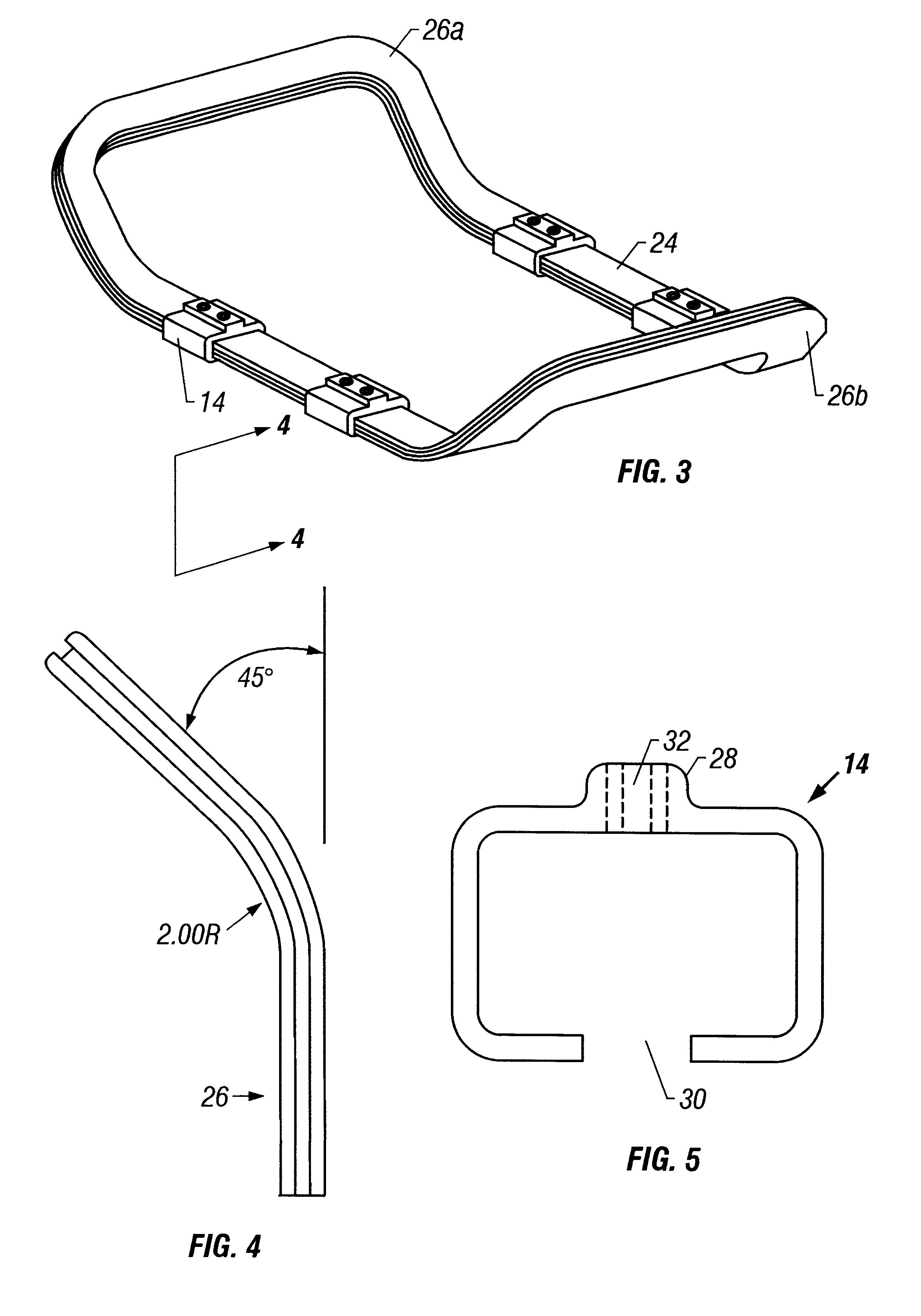 Variable geometry retractor and disposable retractor stay clips and method of use