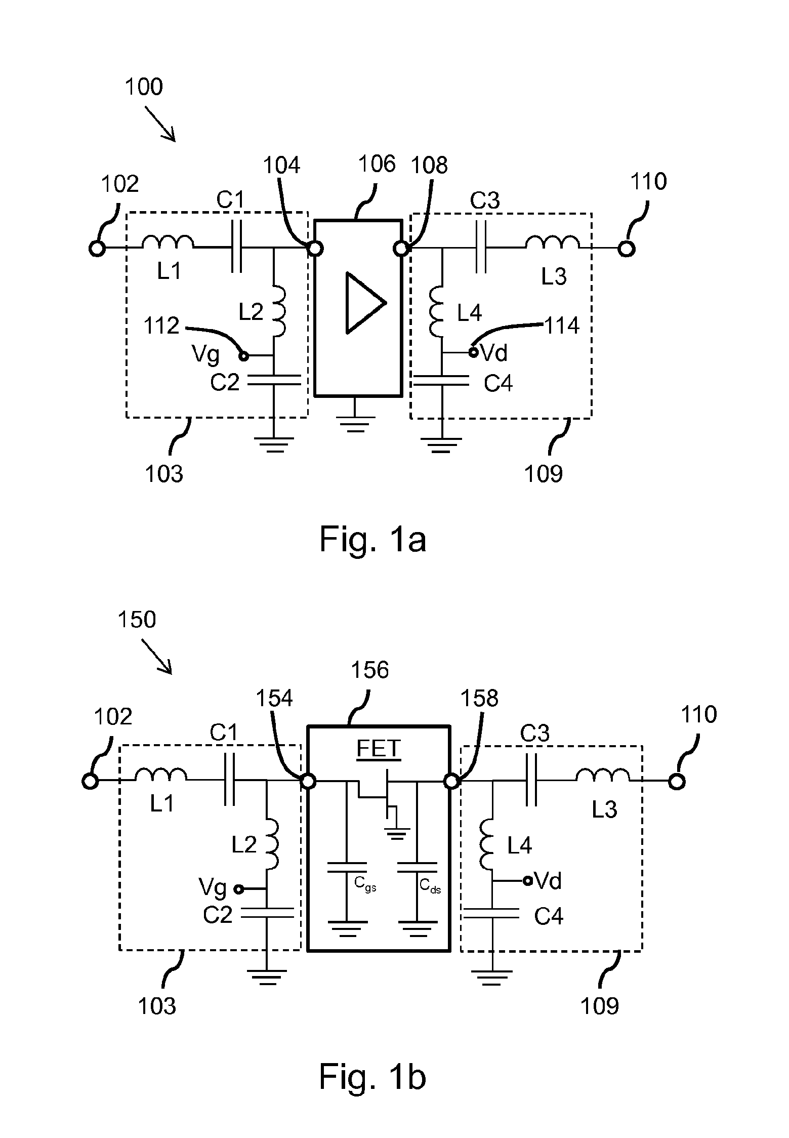 Amplification stage and wideband power amplifier