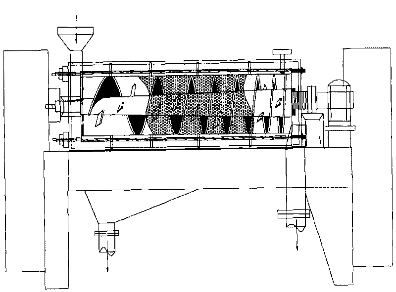 Smashing and separating machine for kitchen rubbish